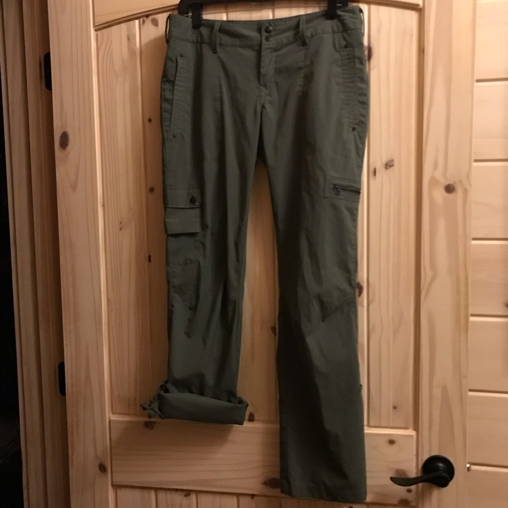 Koppen Convertible Hiking Cargo Pants Green EUC